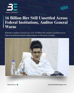 16 Billion Birr Still Unsettled Across Federal Institutions, Auditor General Warns Office of the Federal Auditor General