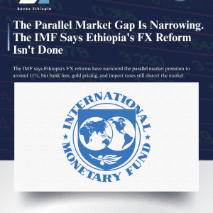 The Parallel Market Gap Is Narrowing. The IMF Says Ethiopia's FX Reform Isn't Done