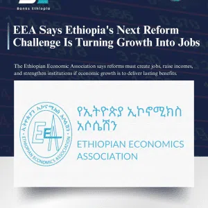 EEA Says Ethiopia's Next Reform Challenge Is Turning Growth Into Jobs