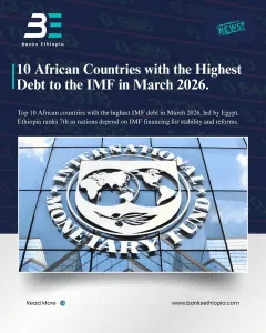10 African Countries with the Highest Debt to the IMF in March 2026.