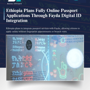 Immigration and Citizenship Service (ICS) Fayda Digital ID online passport