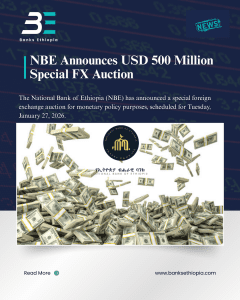 NBE Announces USD 500 Million Special FX Auction