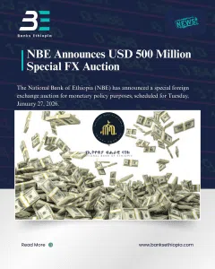 NBE Announces USD 500 Million Special FX Auction