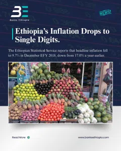 Ethiopia’s Inflation Drops to Single Digits.