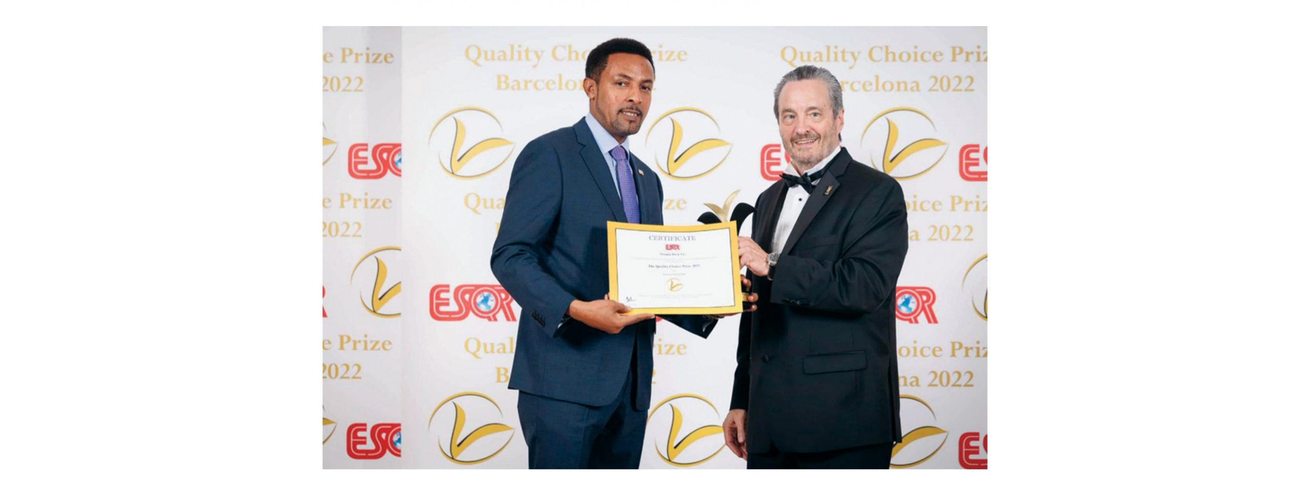 Oromia International Bank Wins the Quality Choice Award